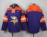 Men Nike Minnesota Vikings Customized Purple Stitched NFL Hoodie,baseball caps,new era cap wholesale,wholesale hats